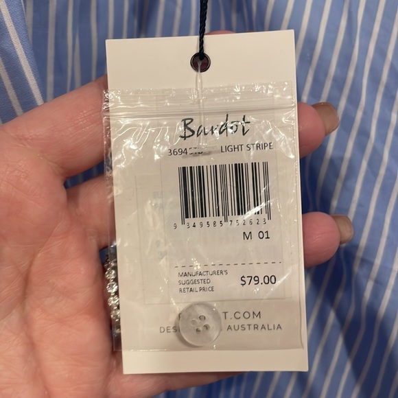 PALOMA STRIPE TOP IN LIGHT STR - Picture 6 of 10